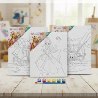 Kit de Pintura en Lienzo 25x30 cm - Diseños Variados