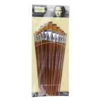 Pincel MARTA sintético Plano – Pack de 13 unidades