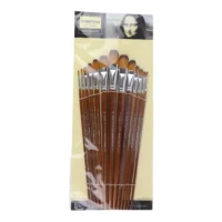 Pincel MARTA sintético Lengua de Gato – Pack de 13 unidades