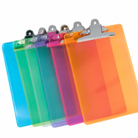 Tablero de acrilico transparente A4 - colores