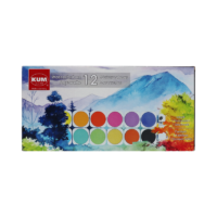 Set de Acuarelas Profesionales - 12 Colores + Blanco Opaco