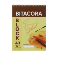 Bitácora A3 Block de Dibujo 90g - 90 Hojas Papel Bond