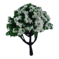 Árbol Blanco en Miniatura 6 cm – Bolsa de 25 Pcs