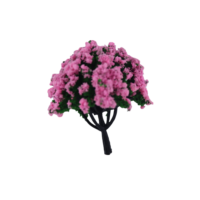 Árbol Rosado en Miniatura 6 cm – Bolsa de 25 Pcs