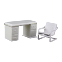 Escritorio c/ Silla en Escala 1:25