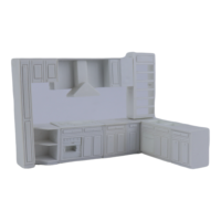 Mueble de Cocina en Escala 1:50