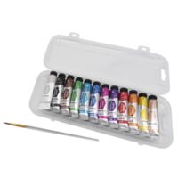 Acrílico en estuche tubo x12 pcs -12ml