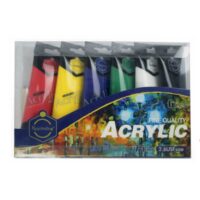 Pintura Acrílica Profesional – 6 Tubos de 75ml