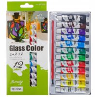 Set de Pintura Vidrio Glass (12 colores x 12ml)