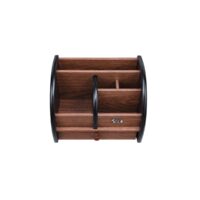 Organizador Multifuncional De Madera Con Cajón Y Divisiones