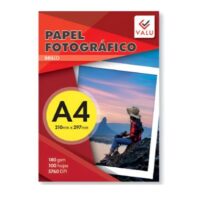 Papel fotográfico A4 180 gr x100 hojas - Unidad