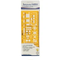 Plantilla mobiliaria escala 1:100 y 1:200
