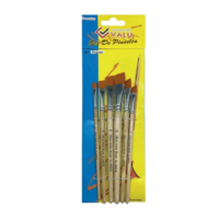 Pincel Biselado VALU - Pack de 6 unidades