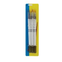 Pincel Leiner Valu para Detalle y Precisión – Set x6 Unidades (#0)