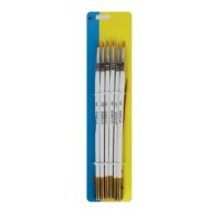 Pincel Leiner Valu para Detalle y Precisión – Set x6 Unidades (#000)