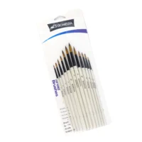 Pincel Blanco sintético Redondo – Pack 12 de unidades
