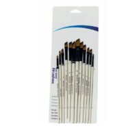 Pincel Blanco sintético Biselado – Pack 12 de unidades