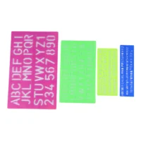 Plantilla letras Valu x 4pcs