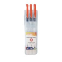 Pincel de Agua con Depósito Naranja - Set de 3 Piezas