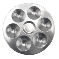 Paleta chica de Acero Inoxidable - Modelo Circular (6 Pocillos)