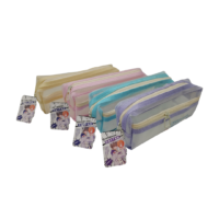 Cartuchera Organizadora de Malla Triple Cierre - Estilo Aesthetic & Anime