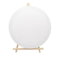 Lienzo c/caballete circulo 40cm