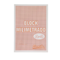 Block milimetrado A4 x50 hojas