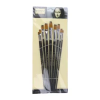 Pincel MARTA sintético Plano  – Pack de 9 unidades