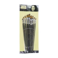 Pincel MARTA sintético Biselado – Pack de 9 unidades