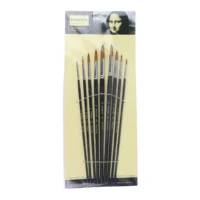 Pincel MARTA sintético Redondo – Pack de 9 unidades