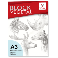 Block de Papel Vegetal A3 - Valu