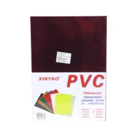 Mica para anillado A4 valu rojo x 100 hojas