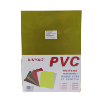 Mica para anillado A4 valu amarillo x 100 hojas