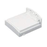 Cama doble en escala 1:100 miniatura - Bolsa de 25 und