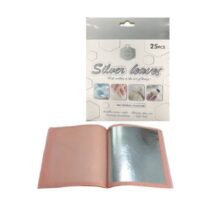 Hojas para dorar – Plata/ Silver x 50 hojas