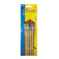 Pincel Plano VALU - Pack de 6 unidades