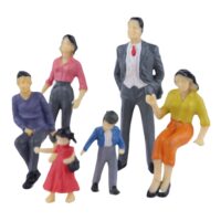 Persona color escala 1:25 parado y sentado - Bolsa 50 und