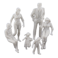 Persona blanca escala 1:200 - Paquete de 100 und