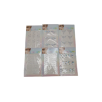 Stickers glitter para rostro - Bolsa 12 und
