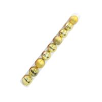 Bolas Navideñas Dorado - Set x 9 piezas (10 cm)