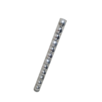 Bolas Navideñas Plateado - Set x 12 piezas (8 cm)