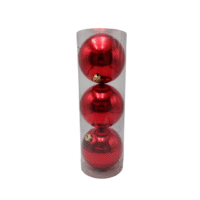 Bolas Navideñas Rojo- Set x 3 piezas (15 cm)