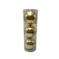 Bolas Navideñas Dorado- Set x 3 piezas (15 cm)