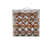 Bolas Navideñas Cobre - Set x 16 piezas (8 cm)