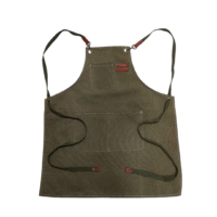 Mandil para pintar lona adulto - Verde militar