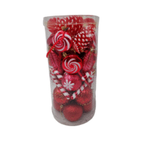 Bolas Navideñas Rojo- Set x 42 piezas (8 cm)