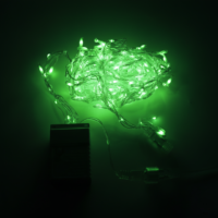 Luces led lineal 3 mt (224l) cable transparente c/extensión – verde