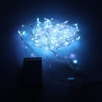 Luces led lineal 3 mt (224l) cable transparente c/extensión – Celeste