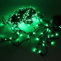 Luz lineal con cable verde musical- verde
