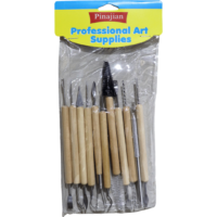 Set de 11 Herramientas de Doble Punta para Modelar Arcilla y Cerámica